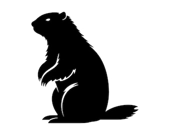 Groundhog Decal | Vinyl Car Decal | Window Decal | Laptop Decal | Vinyl Sticker