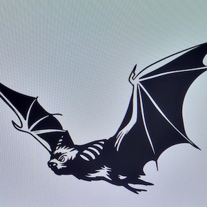 Bat Flying Decal | Vinyl Car Decal | Window Decal | Laptop Decal | Vinyl Sticker
