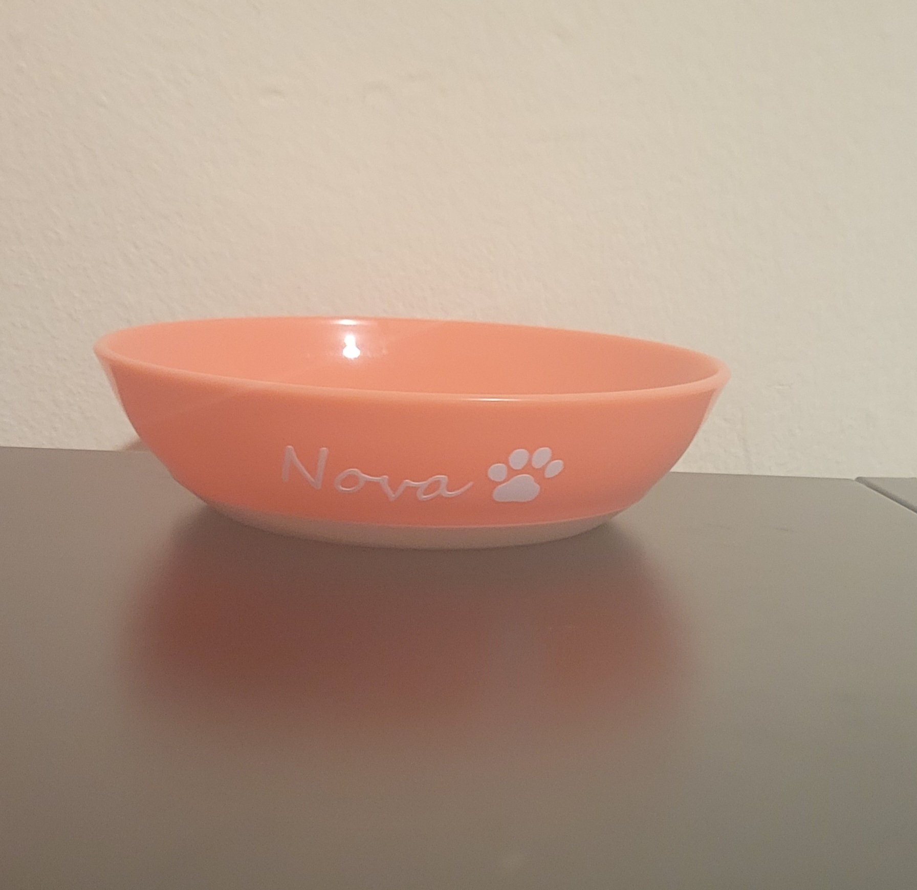 Personalisierter Katzennapf, individueller Katzennapf, rutschfester Katzennapf, individueller Haustiernapf
