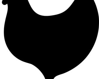 Chicken Decal | Vinyl Car Decal | Window Decal | Laptop Decal | Vinyl Sticker