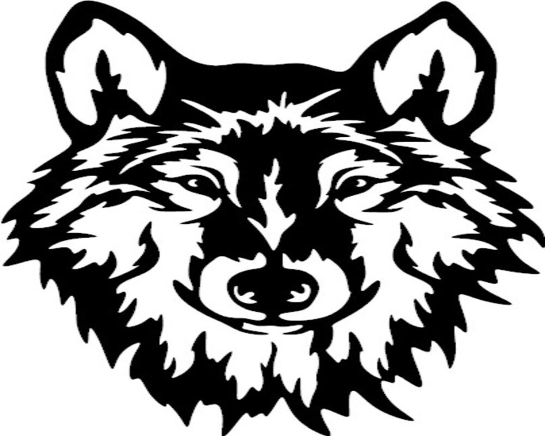 Wolf Decal Vinyl Car Decal Window Decal Laptop Decal Etsy