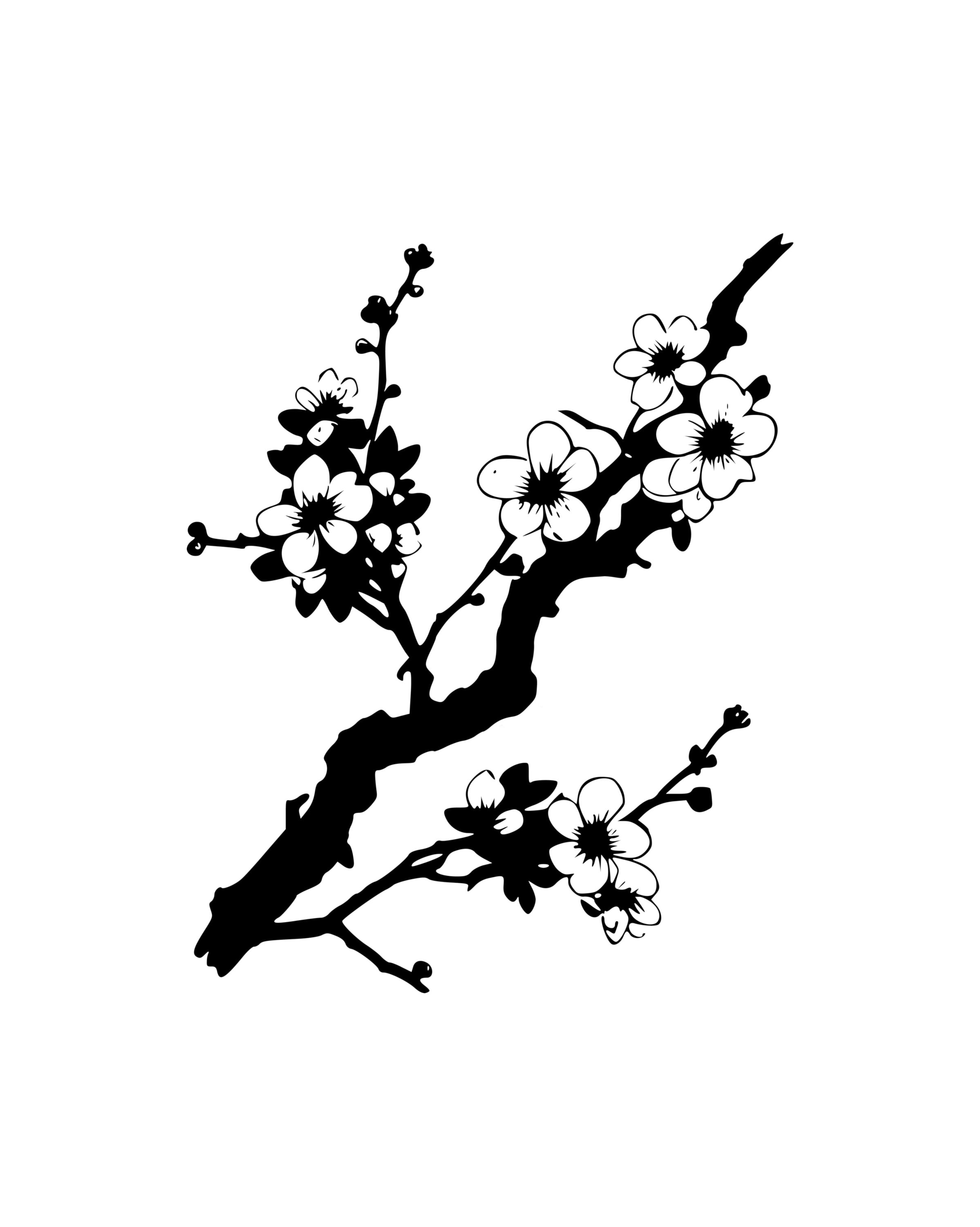 Cherry Blossom Decal | Vinyl Car Decal | Window Decal | Laptop