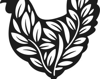 Chicken Decal | Vinyl Car Decal | Window Decal | Laptop Decal | Vinyl Sticker