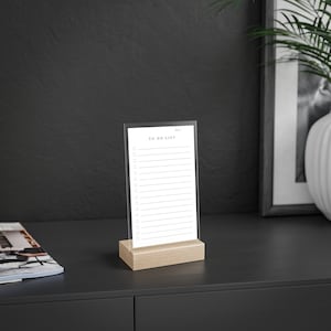 To-Do List For Desk Dry Erase Board Office Decor to do board For Task management Checklist prioritization tool tracking dry erae board