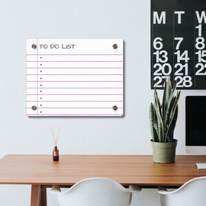 To-Do List For Wall Dry Erase Board Office Decor to do board For Task management Checklist prioritization tool tracking dry erae board