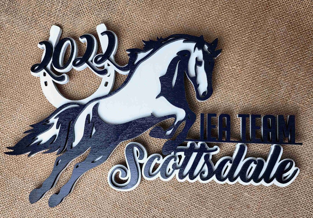 Birthday Cake Topper / Sheet Cake Topper / Flat Cake Topper Horse Theme ...