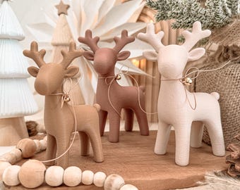 File STL + 3MF per stampa 3D con piccola licenza commerciale - Renna Wolly (senza Wolly) - Renna - Natale - Decorazione - Scandinavo - Hygge