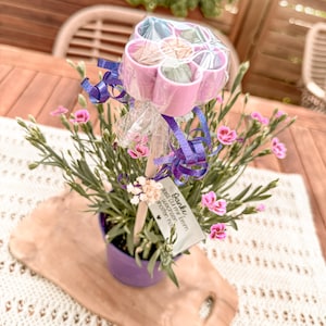 STL+3MF 3D-Druck Datei + PDF Druckvorlage inkl. Gewerbelizenz - Blume - Blumenmurmeln - Geschenk - Schule - Kindergarten - Danke - Bundle