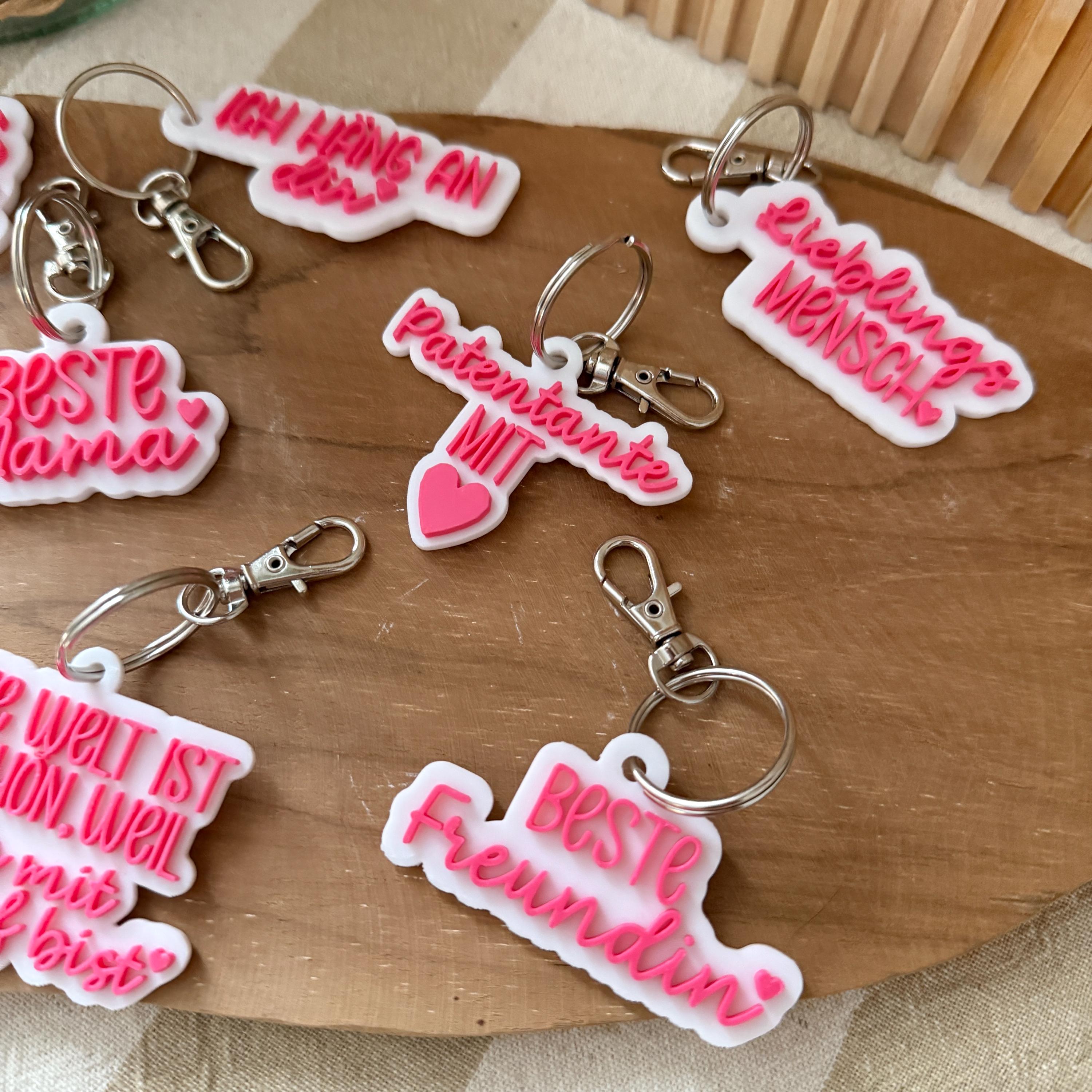 3D Printing File (STL) - 3MF Bambu Studio - Keychains - Bundle - 8