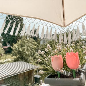 STL - 3MF 3D-afdrukbestand + PDF-afdruksjabloon inclusief commerciële licentie - bloem - gieter - tulp - hanger - tweedelig - water - bloem