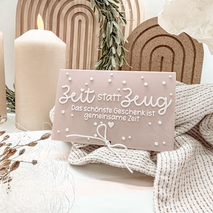 STL + 3MF 3D-Druck Datei inkl. kleiner Gewerbelizenz - Gutschein - Gutscheinverpackung - Umschlag - Geschenk - Geburtstag - Zeit statt Zeug
