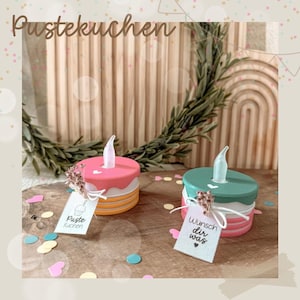 STL 3D-printbestand inclusief commerciële licentie - 3MF Bambu Studio - Pustekuchen - Theelichtje - Verjaardag - Taart - tweedelig - Blik - 3D-printen