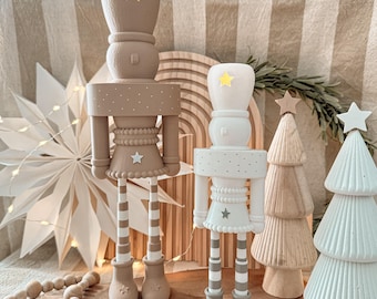 STL + 3MF 3D printing including commercial license - Nutcracker - standing - plug-in system - decoration - Christmas - Christmas - Nutcracker - large + small