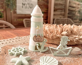 3D printing file - STL - 3MF Bambu Studio - Decorative elements - Accessories - Maritime - Anchor - Shell - Starfish - Paper boat - Sea - Bundle