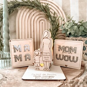 SVG inkl. Gewerbelizenz - Bundle - Ballonlicht - Mama - Muttertag - Mom - Wow - Geschenk - Geschenkkarten - Laser