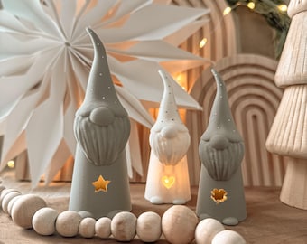 STL + 3MF 3D printing including commercial license - gnome - glowing - gnome - clover - balloon light - decoration - LED - trio