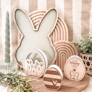 SVG incl. licença comercial - luz de balão - Páscoa - ovo de Páscoa - OVO - vários tamanhos - para molde incluindo extensão sem molde - laser