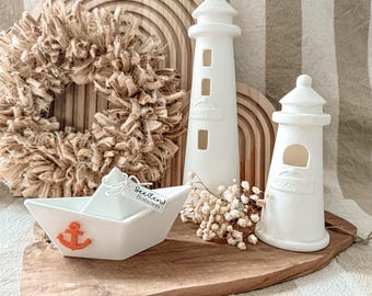 STL 3D printing file including commercial license - 3MF Bambu Studio - Paper boat - Maritime - Sea - Luminous - Heart - Anchor - Decoration - 3D printing