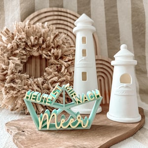 File di stampa 3D - STL - 3MF - Bambu Studio - Lettering - Barchetta di carta - Nave - Marittimo - Oggi mi sento come il mare - Barchetta di carta