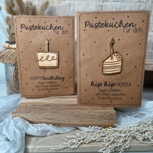 PDF + SVG inkl. Gewerbelizenz - Geburtstag - Pustekuchen - A4 - PDF Vorlage zum Download und Selbstausdrucken - 2 'Anhänger' - Laser