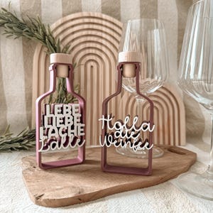 Fichier d'impression 3D STL incluant une licence commerciale - 3MF Bambu Studio - Boisson - Bouteille de vin - Vin - Bouchon - Holla la Fée du Vin - Cadeau - Impression 3D