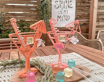 STL 3D printing file including commercial license - 3MF Bambu Studio - Drink - Glass - Ice Cube - Cheers - Girls' Night - Gift - Souvenir