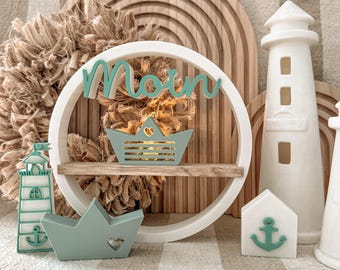 3D-printbestand - STL - 3MF Bambu Studio - Loop - Moin - maritiem - vuurtoren - papieren bootje - anker - ballonlampje - krans - bundel