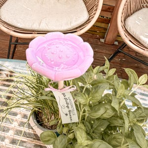 Fichier d'impression 3D STL+3MF + modèle d'impression PDF incluant une licence commerciale - fleur - abreuvoir à insectes - fleur - abeilles - insectes - point d'eau