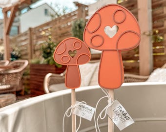 STL+3MF 3D printing file + PDF printing template including commercial license - flower plug - mushrooms - autumn - balloon light - LED - luminous - pendant