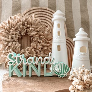 3D-printbestand -STL - 3MF - Bambu Studio - belettering - Standkind - schelp - maritiem - zee - statement - tweekleurig