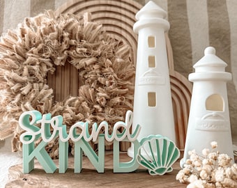3D printing file -STL - 3MF - Bambu Studio - lettering - Standkind - shell - maritime - sea - statement - two-colored