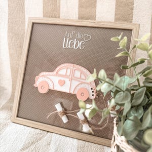 3D-Druck Datei inkl. Gewerbelizenz - STL - 3MF - Bambu Studio - Hochzeit - Hochzeitsauto - Geldgeschenk - Wedding - Liebe - Geschenk