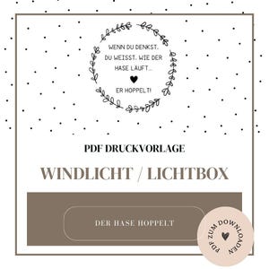 Archivo - Plantilla farol, caja de luz, bolsa de luz o similar - El conejito salta - Pascua - Plantilla PDF A4 para descargar e imprimir tú mismo