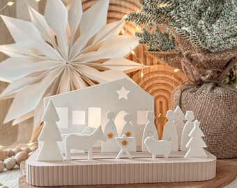 Impresión 3D STL+3MF incluyendo pequeña licencia comercial - Belén - Navidad - Pesebre - Nacimiento