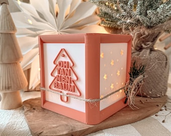 STL + 3MF 3D-Druck inkl. kleiner Gewerbelizenz - Lichtbox - Windlicht - Deko - individuelle Seitenteile - Zuhause