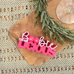 Archivo de impresión 3D - STL - 3MF - Bambu Studio - lettering - Eres Boobielicios - novia - mejor amiga - amigos - bebida - bicolor - Saludos