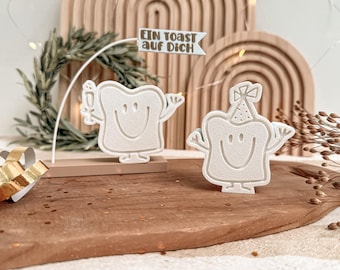 STL + 3MF 3D-Druck + PDF Druckdatei inkl. kleiner Gewerbelizenz - Geburtstag - Birthday - Toast auf dich - Ballonlicht - Geschenk