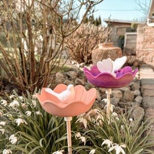 STL + 3MF 3D-Druck Datei inkl kleiner Gewerbelizenz - Vogeltränke - Vogelfutter - Blume - Insektentränke  Garten - Vogel Bad - Schmetterling