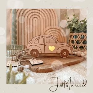 SVG inkl. Gewerbelizenz - Anhänger - Ballonlicht - Hochzeit - Hochzeitsauto - Just Married - Geldgeschenk - Bundle - Laser