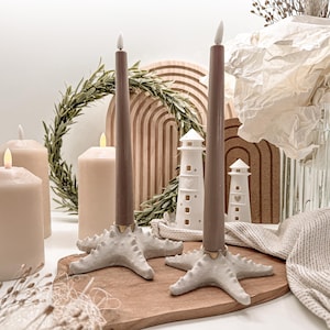 File STL + 3MF per stampa 3D con piccola licenza commerciale - Stella marina - Portacandele - Candela - Luce LED - Decorazione - Nautico - Conchiglia