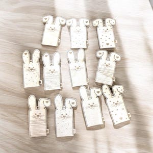 Laser file - Plotting - SVG - incl. commercial license - Easter - Easter bunny - Bunny gang pendant - Gift tag - Download - Lasercut