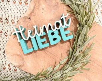 3D printing file -STL - 3MF - Bambu Studio - Lettering - Home Love - Home - Statement - two-colored