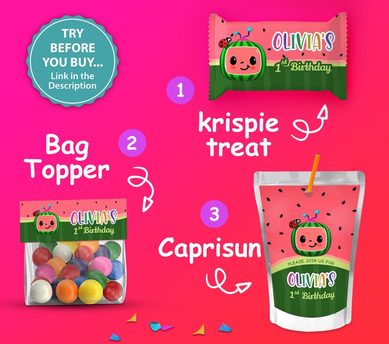 Party Supplies Party Favors Printable Etsy Canada