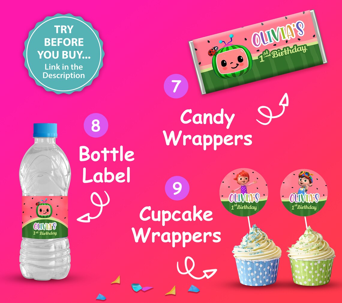 Party Supplies Party Favors Printable Etsy Canada