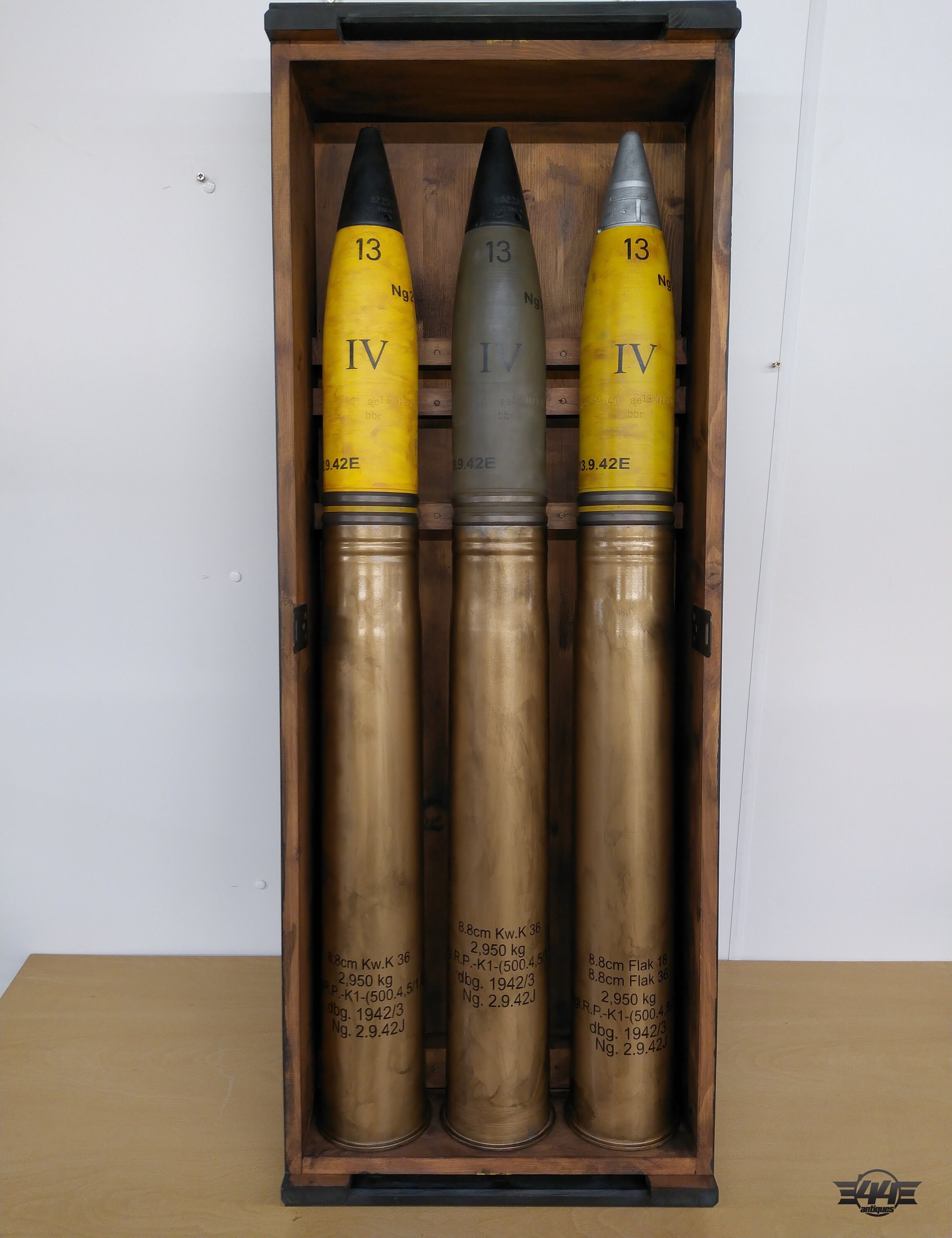 8,8 cm kWk.43 municiones # 3508 1/35 akkura Jagdpanther, King Tiger, Nashorn, Elefant 