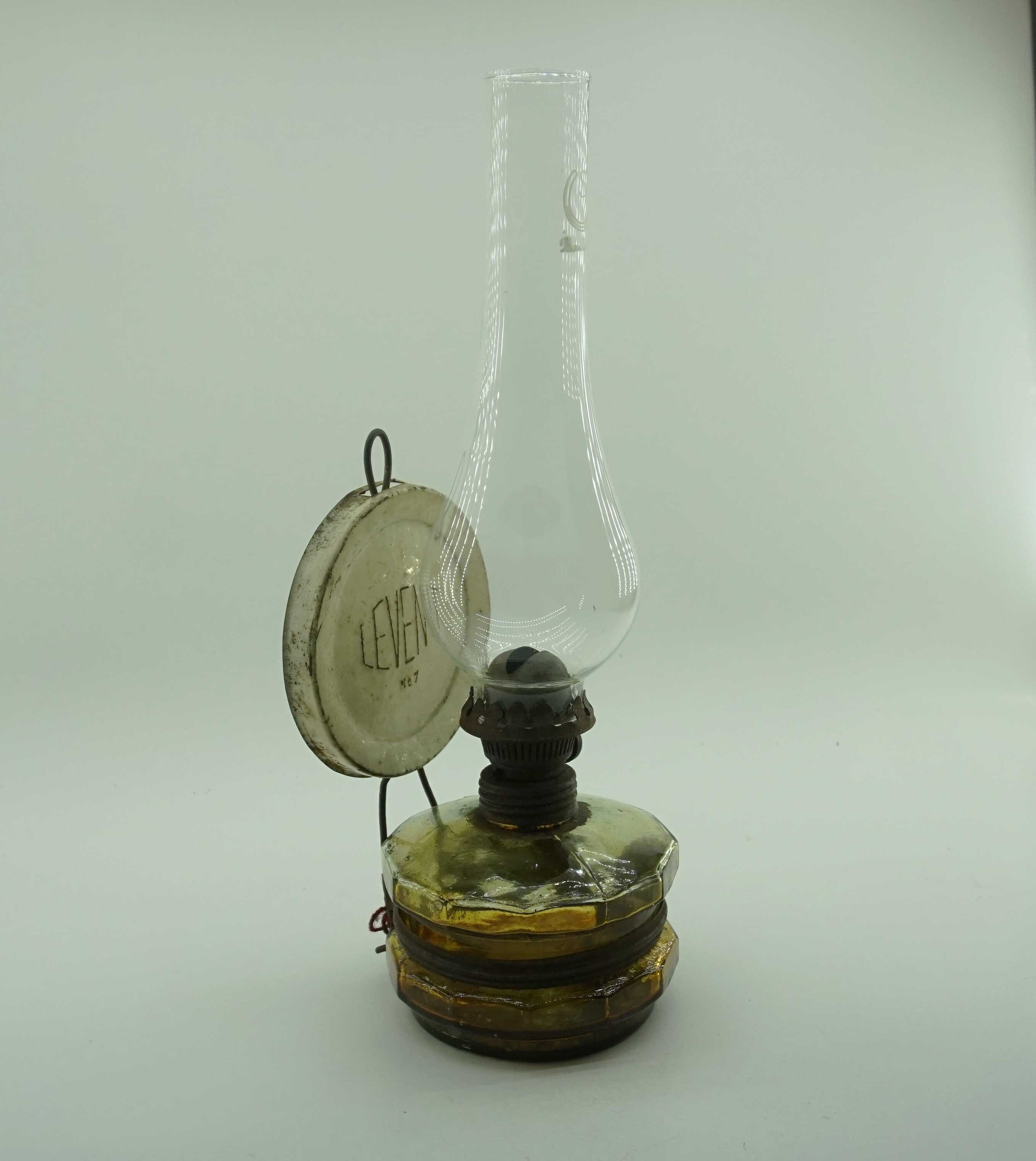 Vintage Gas Lamp, Old Petroleum Lamp, Old Oil Lamp, Used Vintage Gas