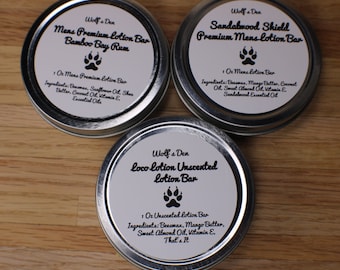 Solid Lotion Bar For Men - 1 oz