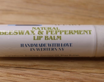 Natural Lip Balm Nourishing moisturizing protection with beeswax edible oils