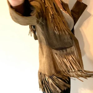 Vintage 70’s Suede Fringed Jacket