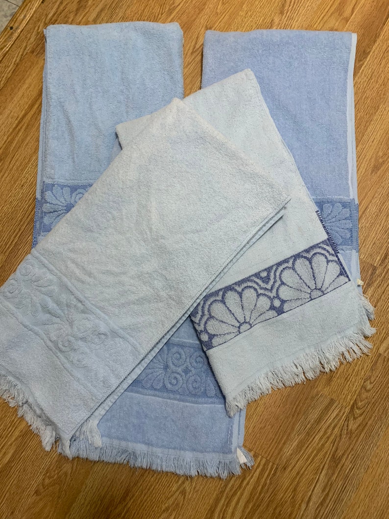 Vintage Cannon Towels Set of 5 Etsy